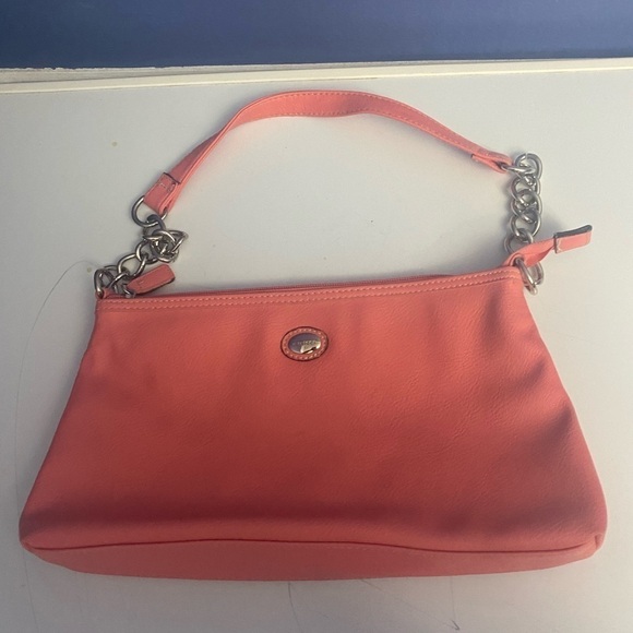 Minicci Pink Salmon purse with Chain strap - Picture 1 of 6